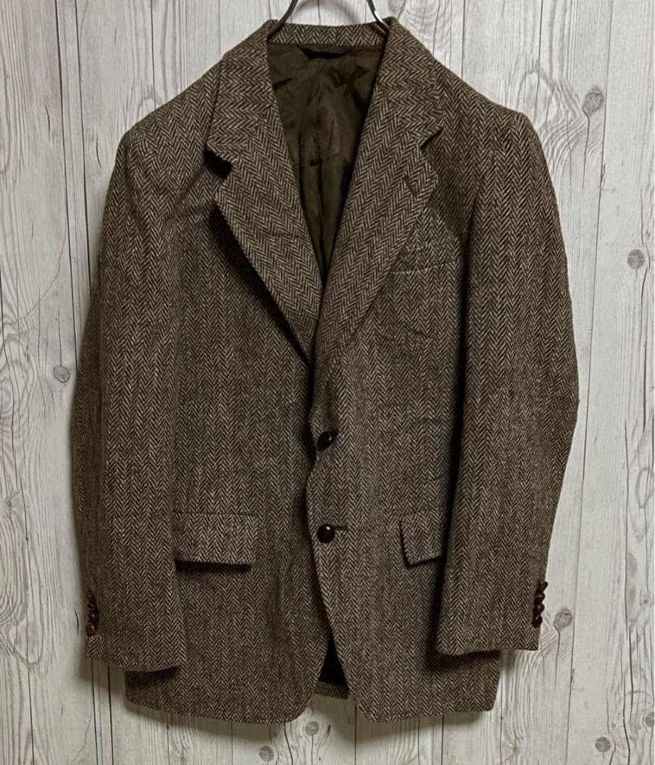 Harris Tweedハリスツイード テーラードジャケット USA製 ウール