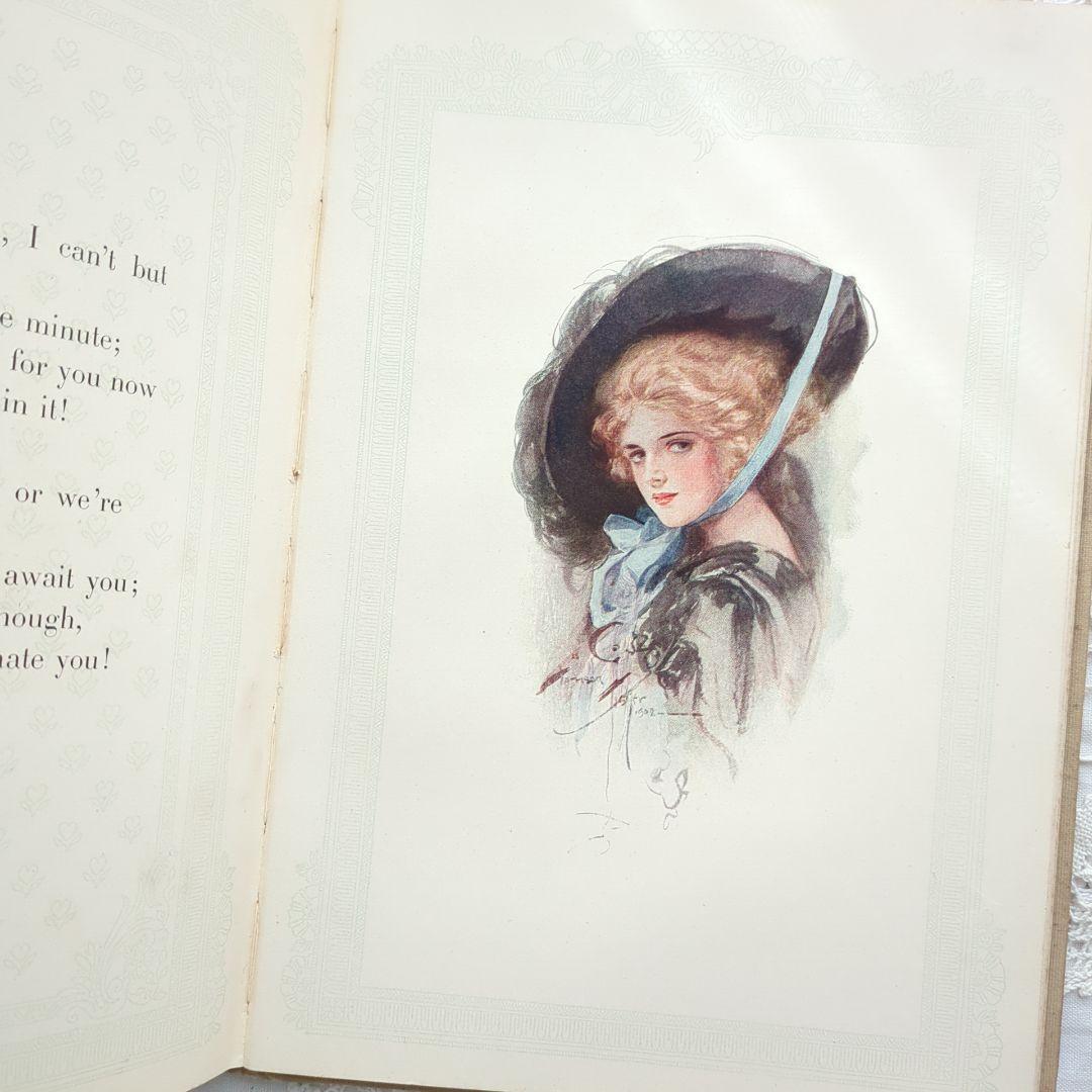 稀少1908アンティーク 画集 絵本 洋書 児童書 ヴィクトリアン ヴンテージ