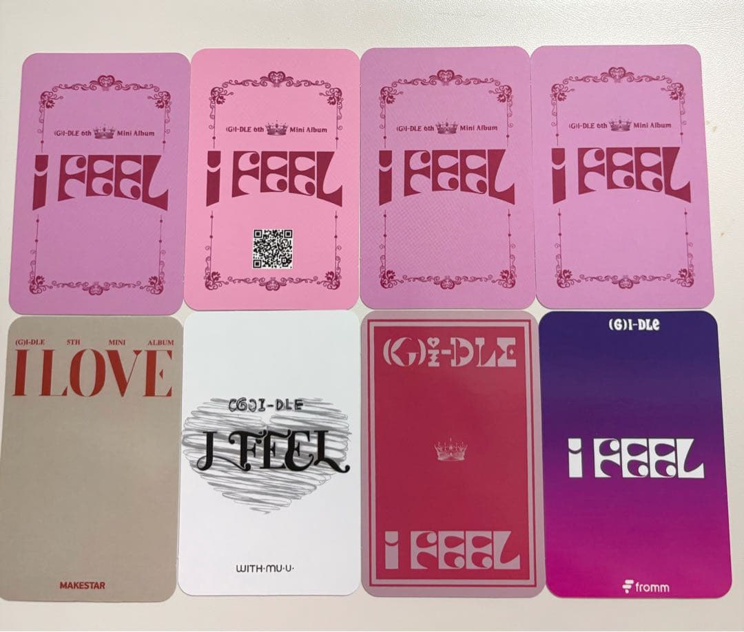 Gidle I feel queencard トレカ　特典トレカ　中国 シュファ