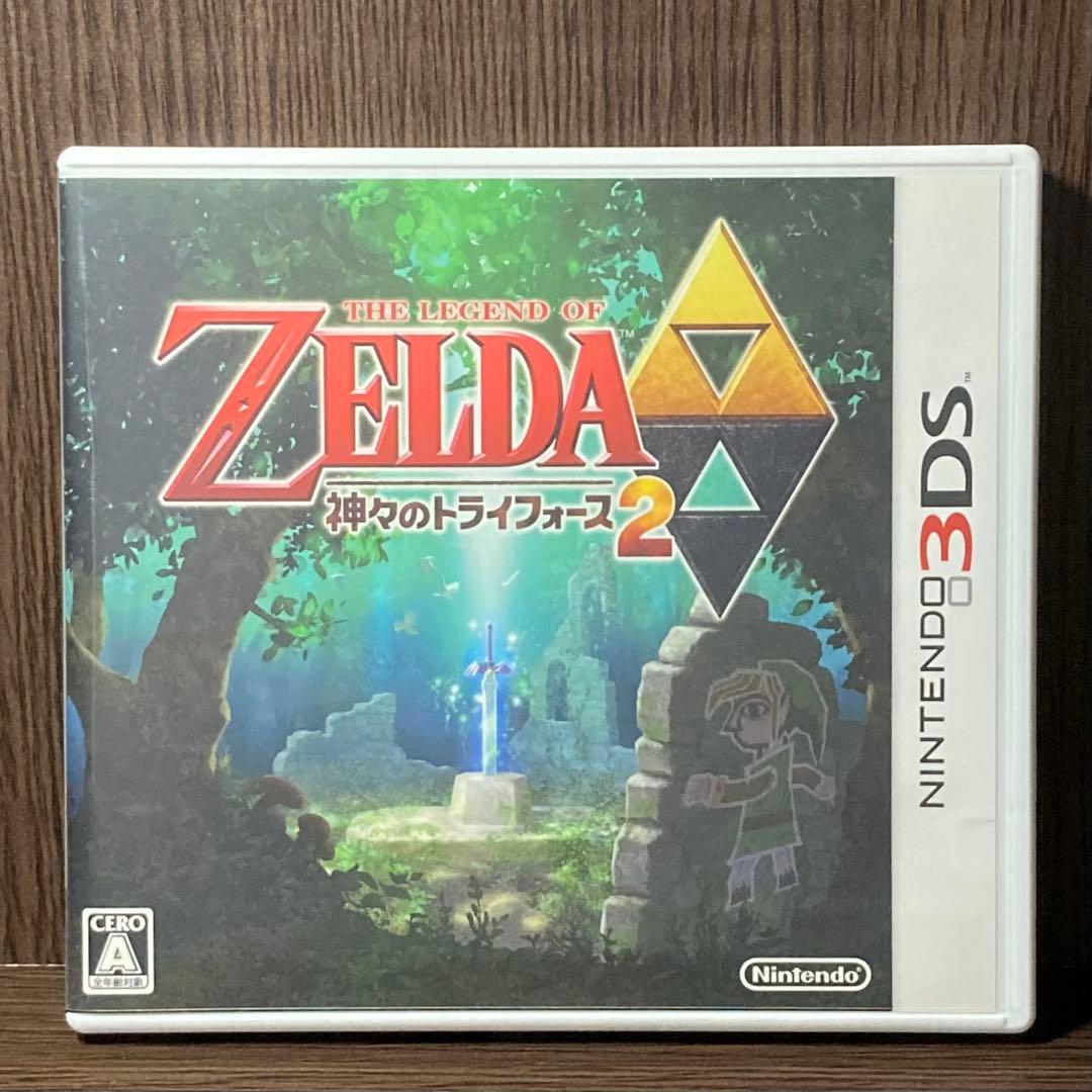 3DSゲーム『ゼルダの伝説　三銃士、ムジュラの仮面、トライフォース2』3本セット