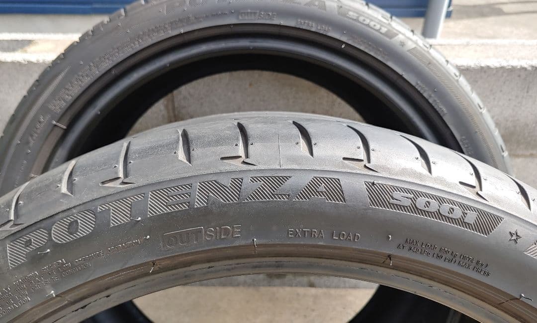 タイヤ・ホイール MARU BS POTENZA S001 RFT 275/35R20