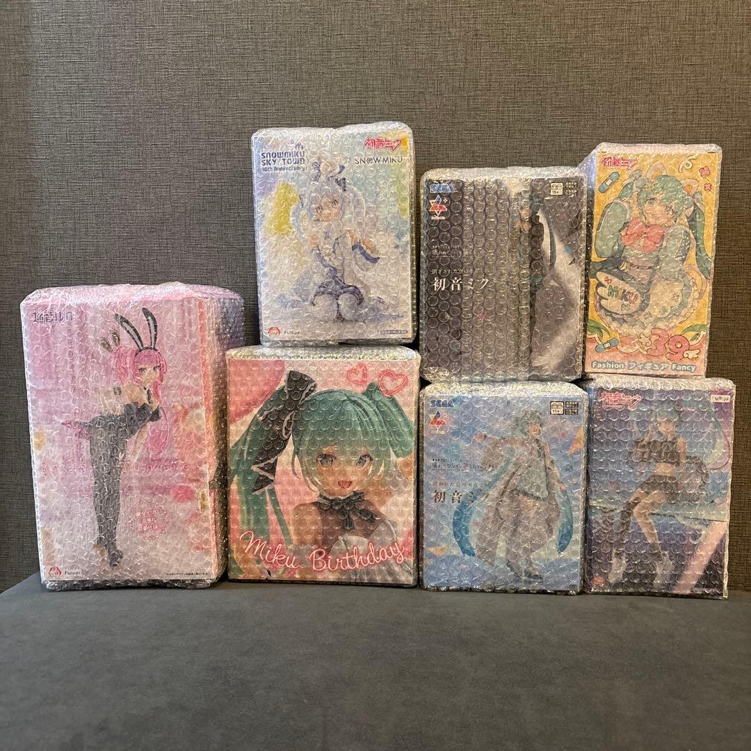 【新品・未開封】 初音ミク&巡音ルカ 新プライズ 7点セット