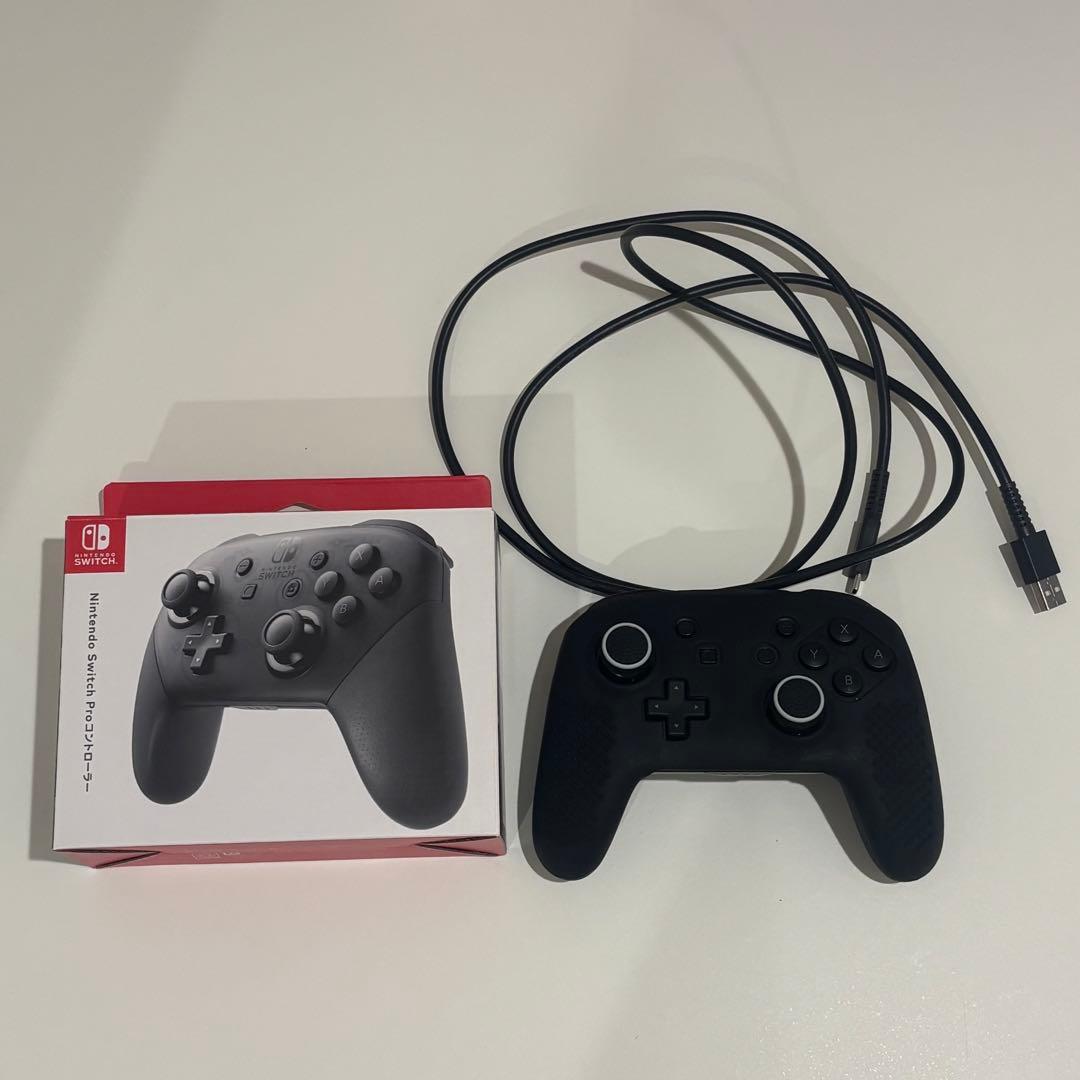 Nintendo Switch グレー 任天堂 スイッチ プロコン 純正