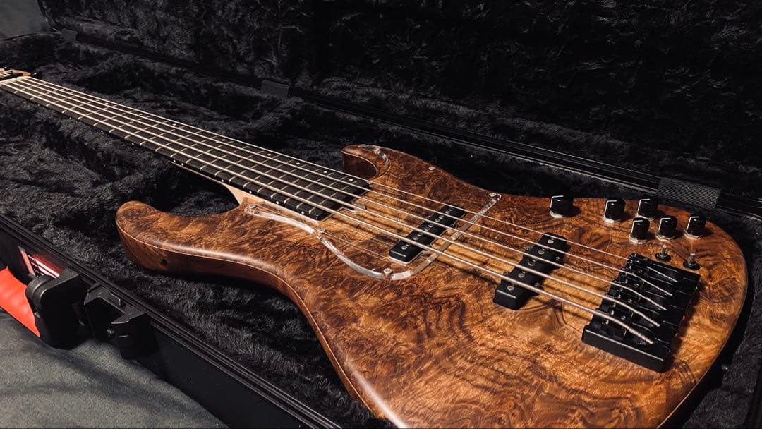 ベース Wood Custom Guitars Vibe-5