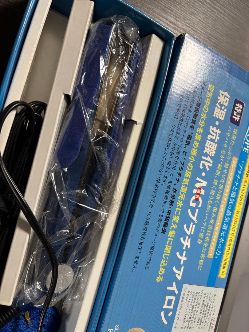 ぷっちんとして出品しております。サニープレイスヘアオペMGプラチナアイロン