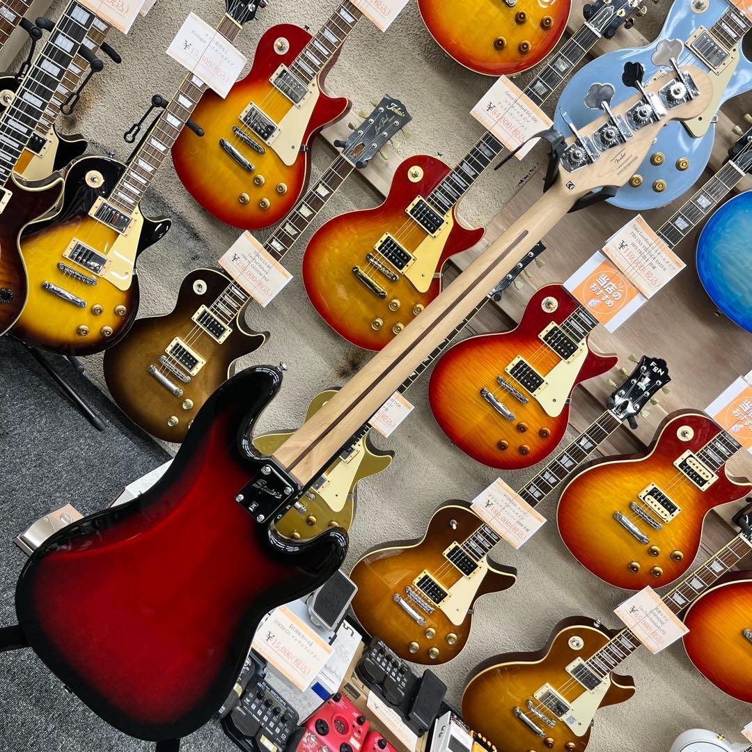 【11729】【左利き用】 Squier by Fender PJ レッド 鼈甲