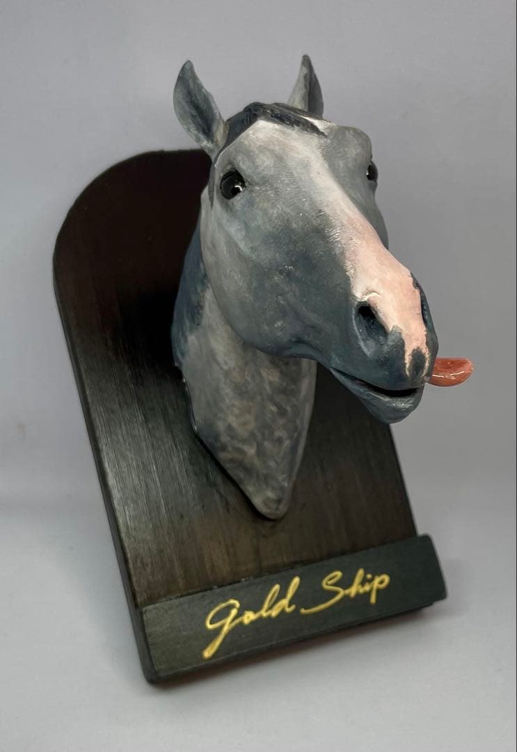 【競馬】ゴールドシップ・壁掛けオブジェ《優優様リクエスト品》