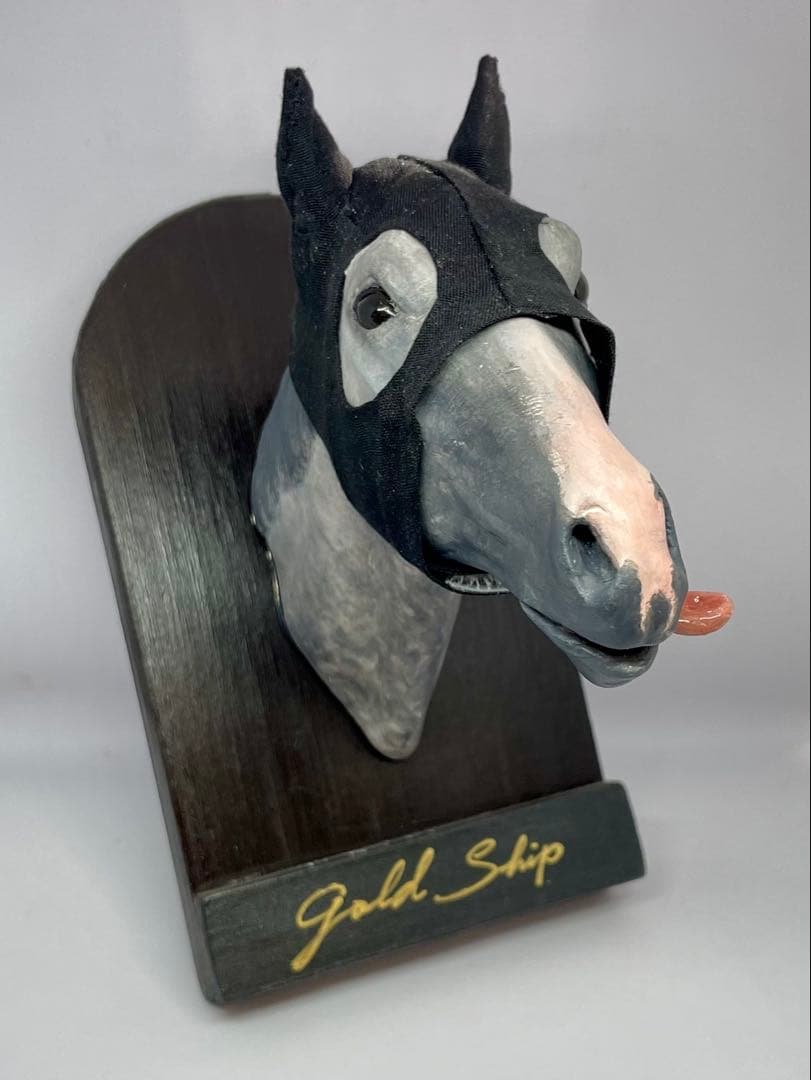 【競馬】ゴールドシップ・壁掛けオブジェ《優優様リクエスト品》