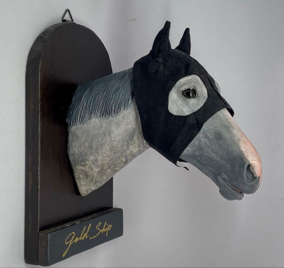 【競馬】ゴールドシップ・壁掛けオブジェ《優優様リクエスト品》