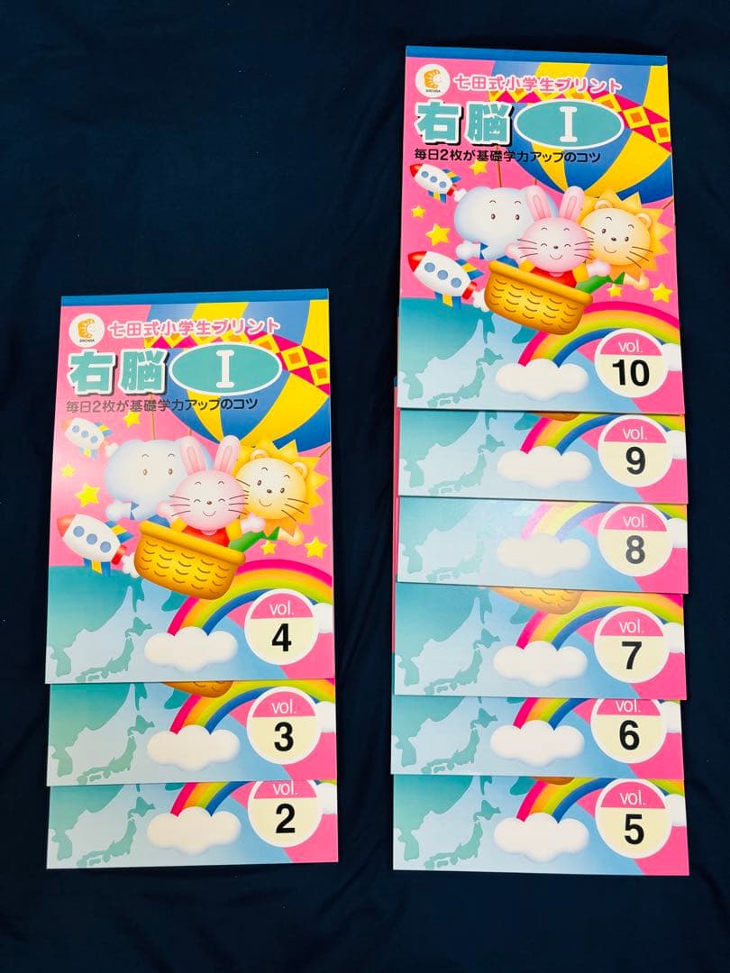 七田式 小学生プリント 右脳1 未記入 しちだ式