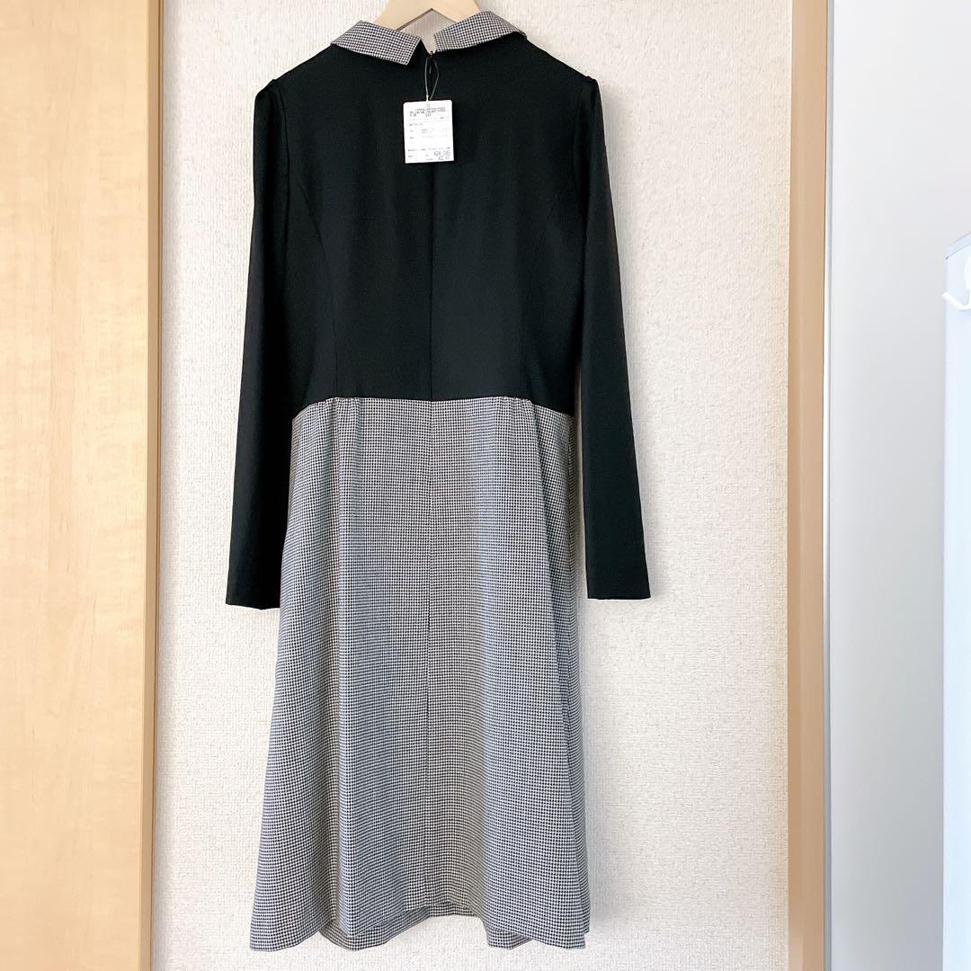 未使用品 ヨークランド 黒 ワンピース M