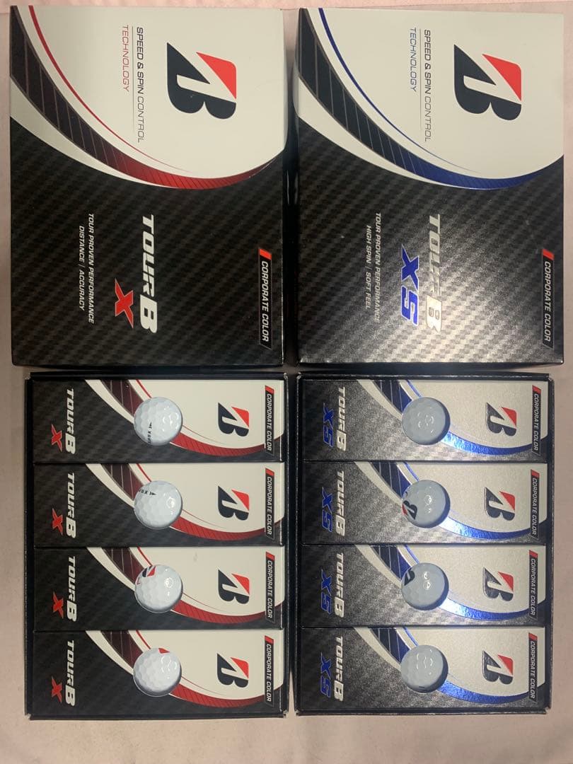 あ*き様 【新品】ブリヂストン TOUR B X & XS ゴルフボール 2セッ