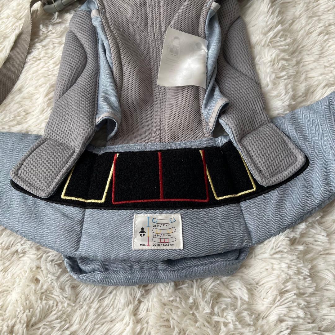 【美品】ergobaby オムニ360クールエアメッシュ 抱っこ紐 ライトブルー