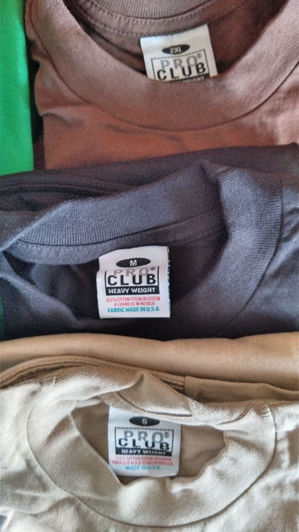 大量 未使用 まとめて PRO CLUB USA ヘビーウェイト 半袖Tシャツ