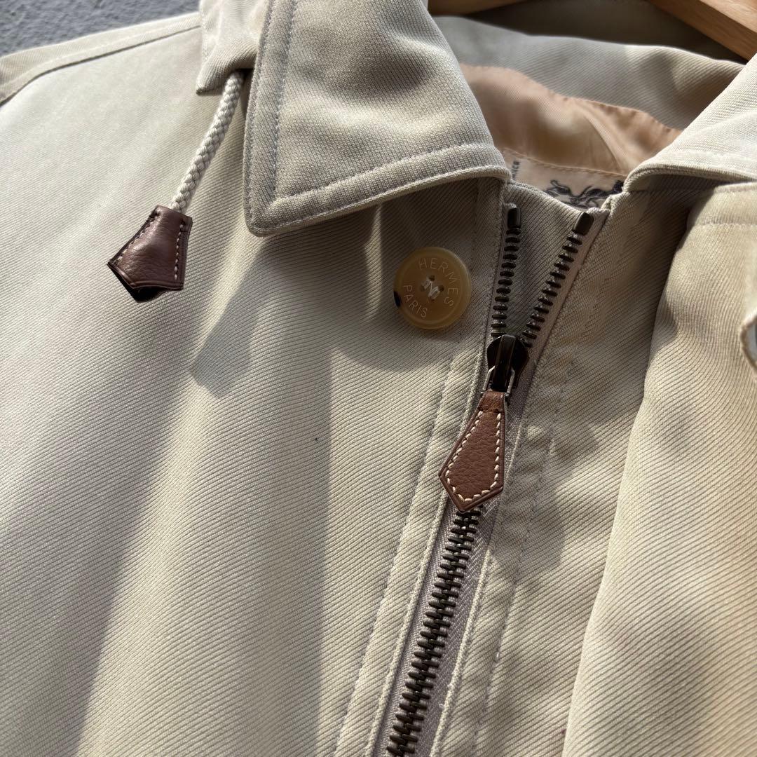 【レア】 HERMES エルメス ブルゾン コート ジャケット レザー