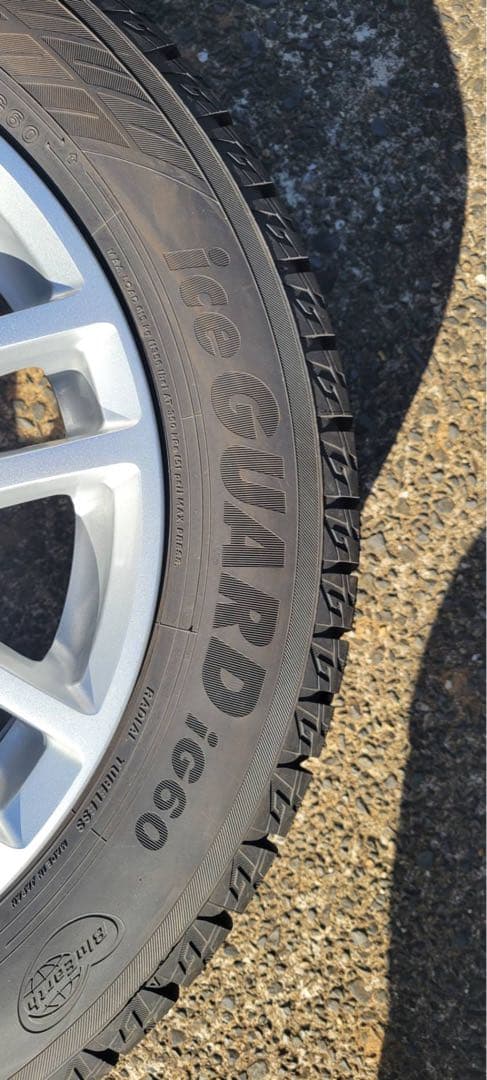 ヨコハマ iG60 205/55R16 スタッドレス　4本セット　ホイール付