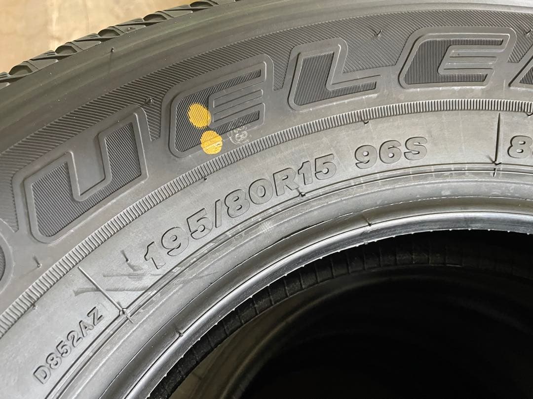 本州内送料無料 ジムニー ノマド 195/80R15 25年製 新車外し タイヤ