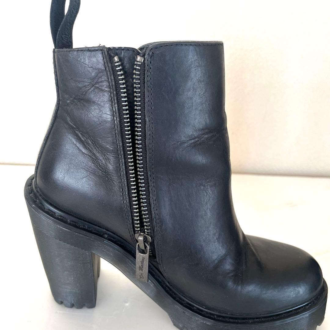 Dr.Martens 厚底　サイドゴア　ブーツ　横ジッパー 36EU