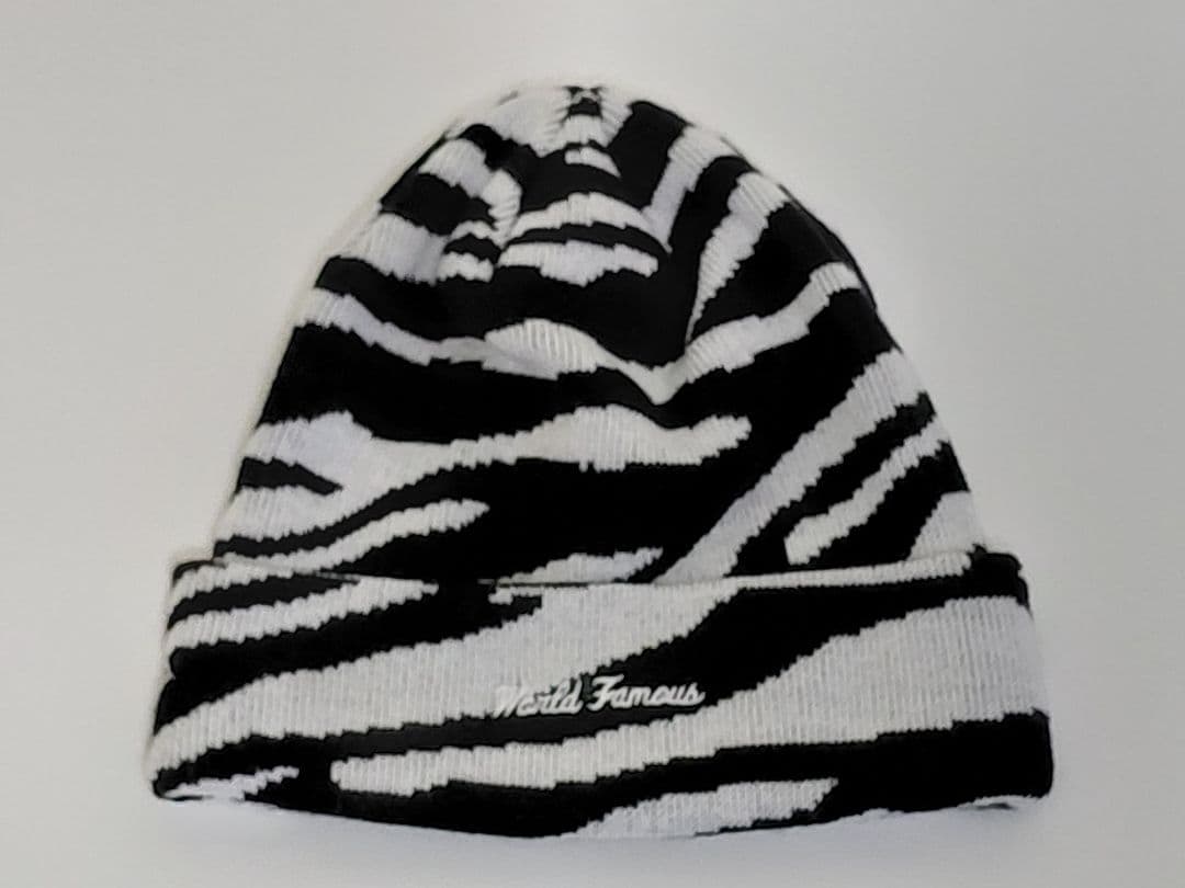 美品　Supreme　New Era　Box Logo　Beanie　Zebra