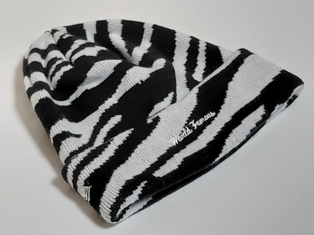 美品　Supreme　New Era　Box Logo　Beanie　Zebra