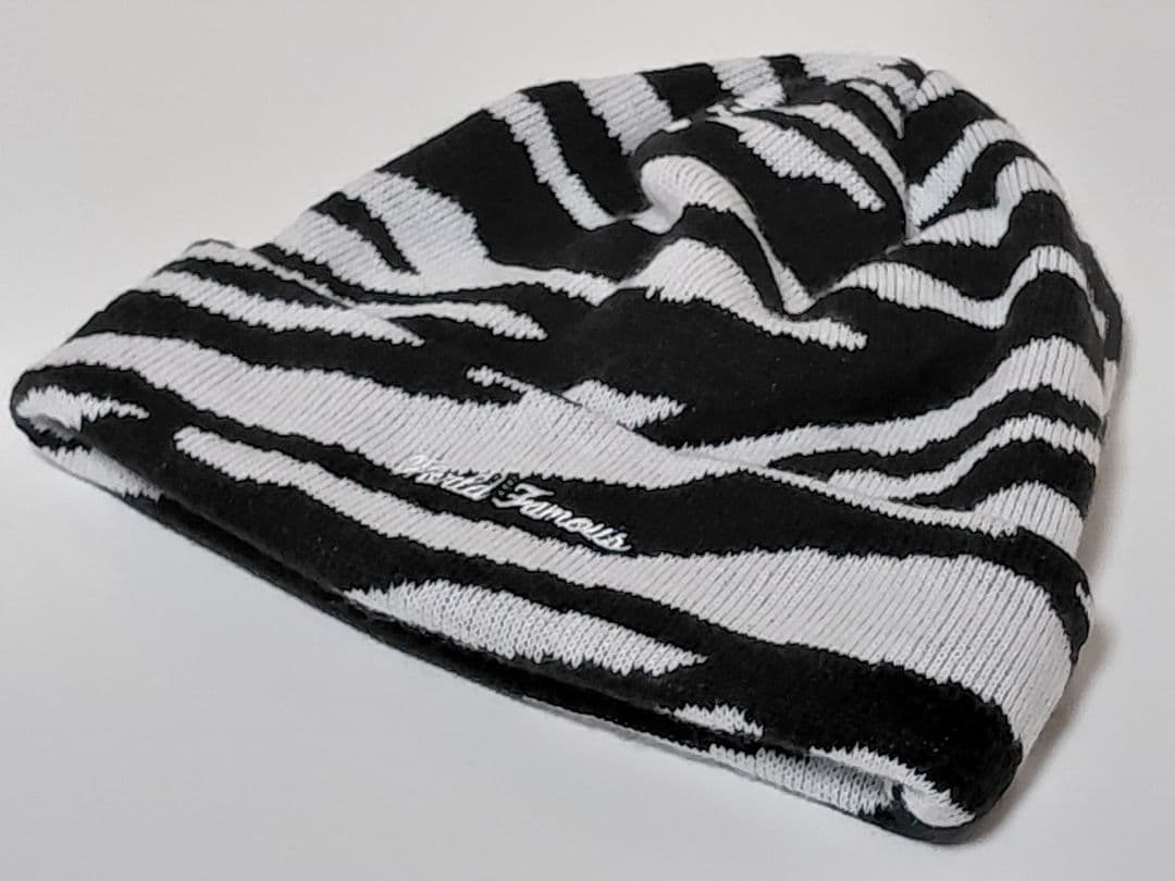 美品　Supreme　New Era　Box Logo　Beanie　Zebra