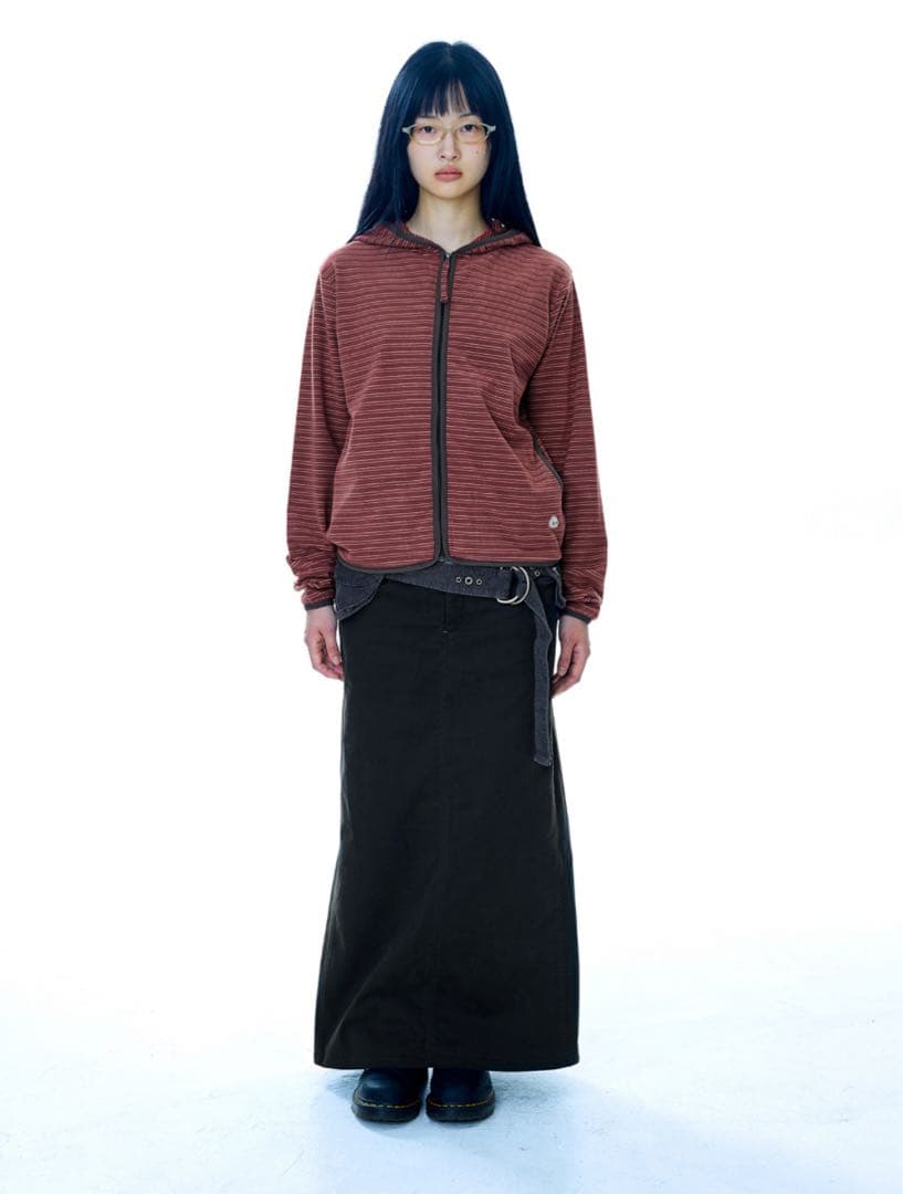 スカート coyseio WAIST PANEL SKIRT WARM GREY