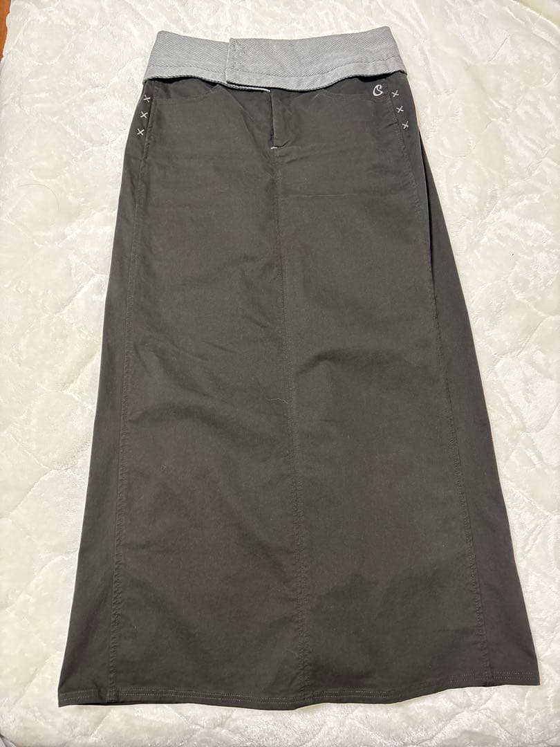 スカート coyseio WAIST PANEL SKIRT WARM GREY