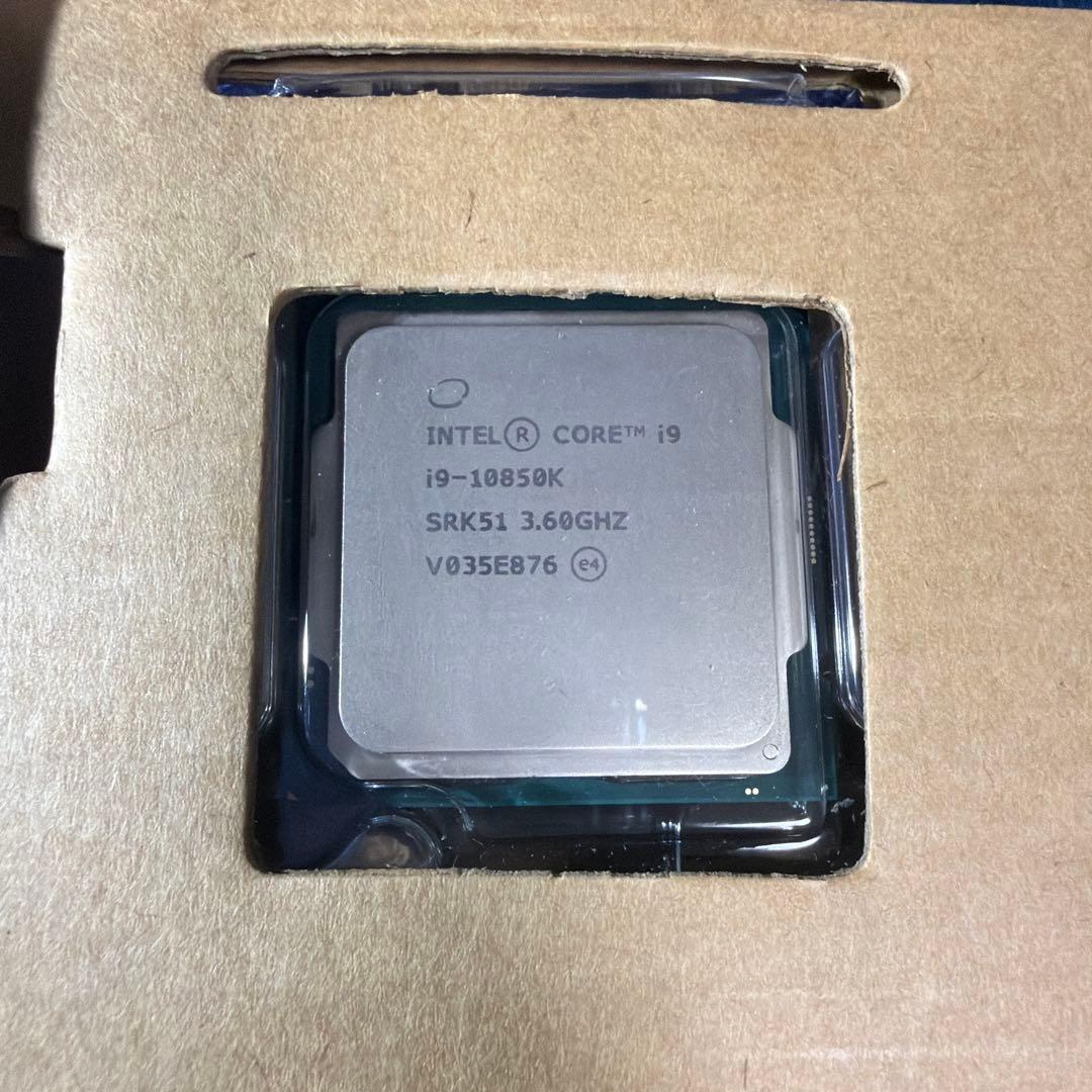 【動作確認済】intel Core i9-10850K