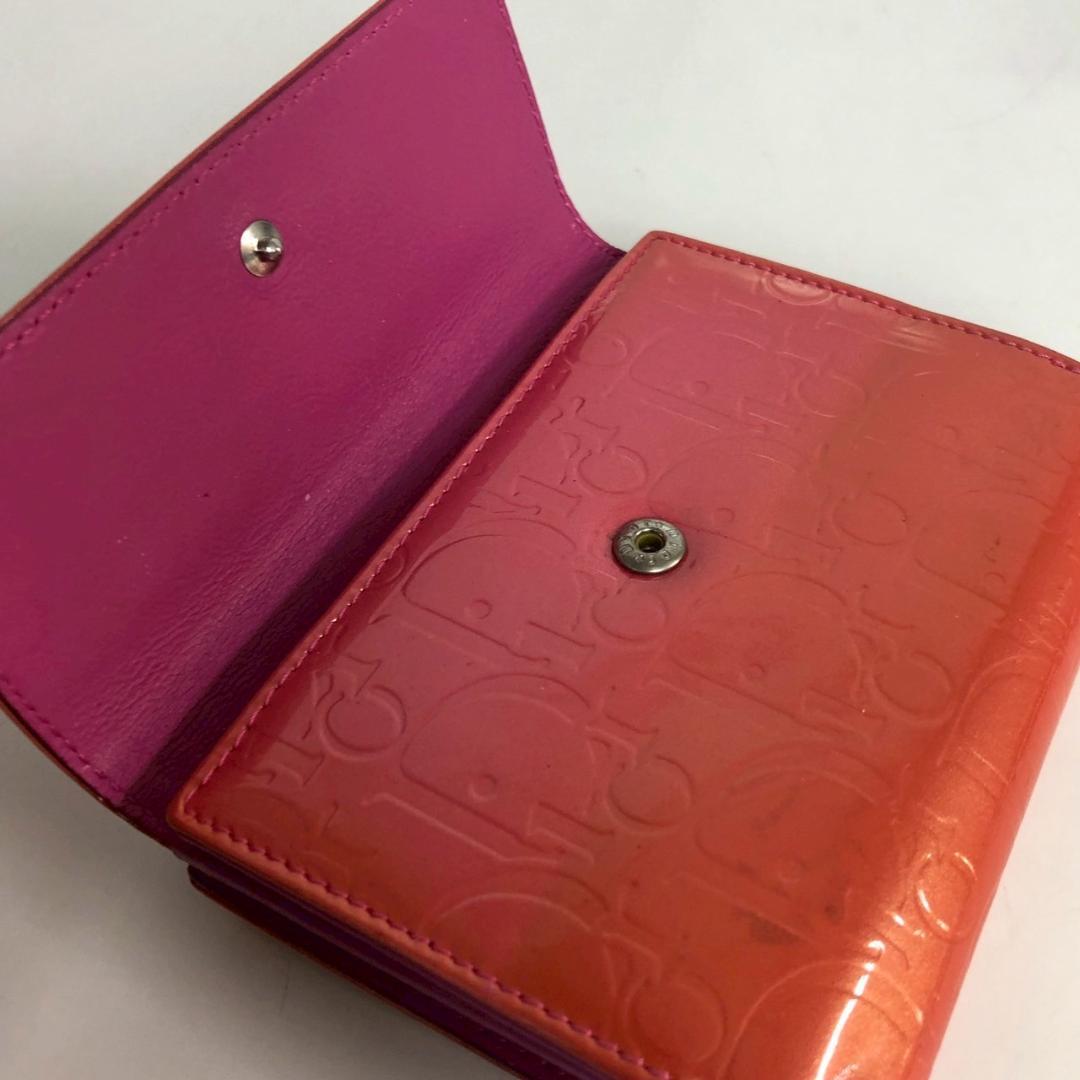 Christian Dior クリスチャン ディオール トロッター柄 エナメル