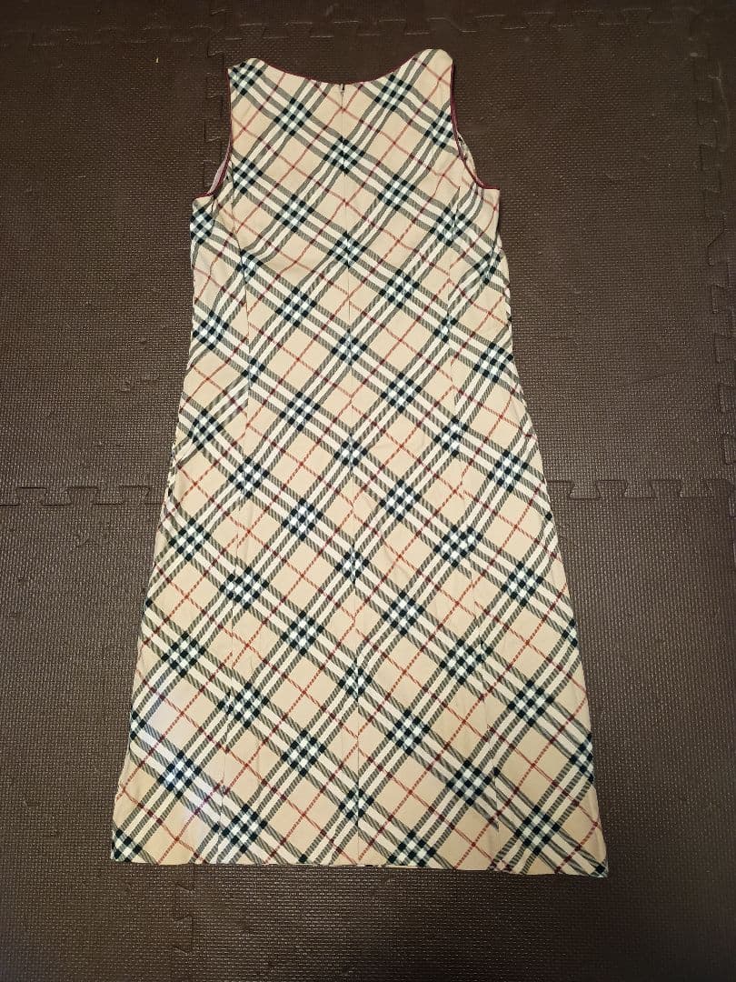 Burberry チェック柄 ノースリーブ ワンピース