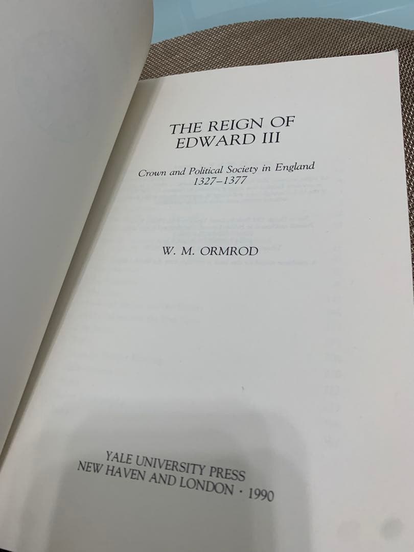 洋書 The Reign of Edward III