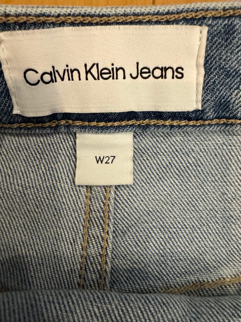 激美品！カルバンクラインジーンズ デニムスカート W27
