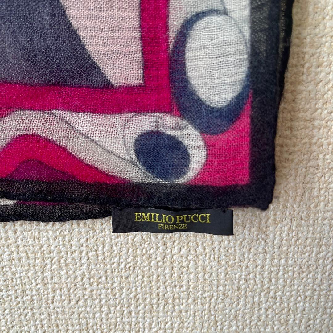 【美品】Drawer購入 EMILIO PUCCI エミリオプッチ 秋冬ストール