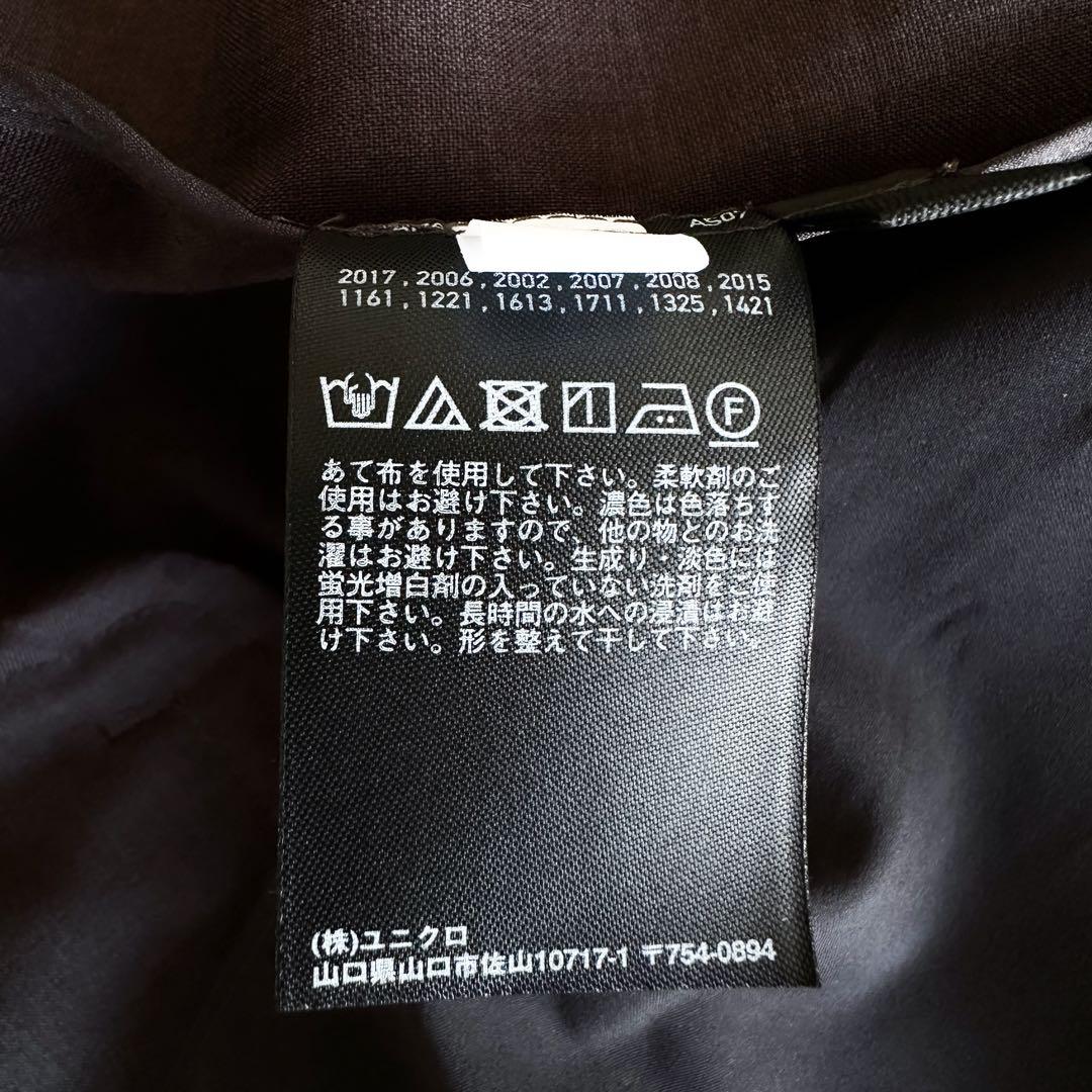 ユニクロC 感動ダブルジャケットリラックスフィット L ダークグレー