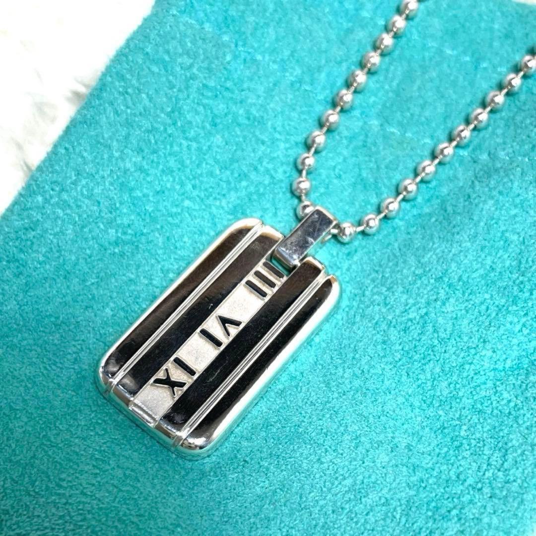TIFFANY&Co.ティファニー　アトラスプレートネックレス　925
