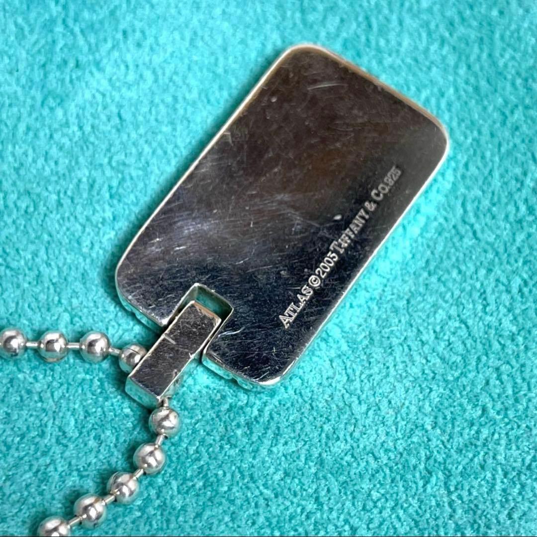 TIFFANY&Co.ティファニー　アトラスプレートネックレス　925