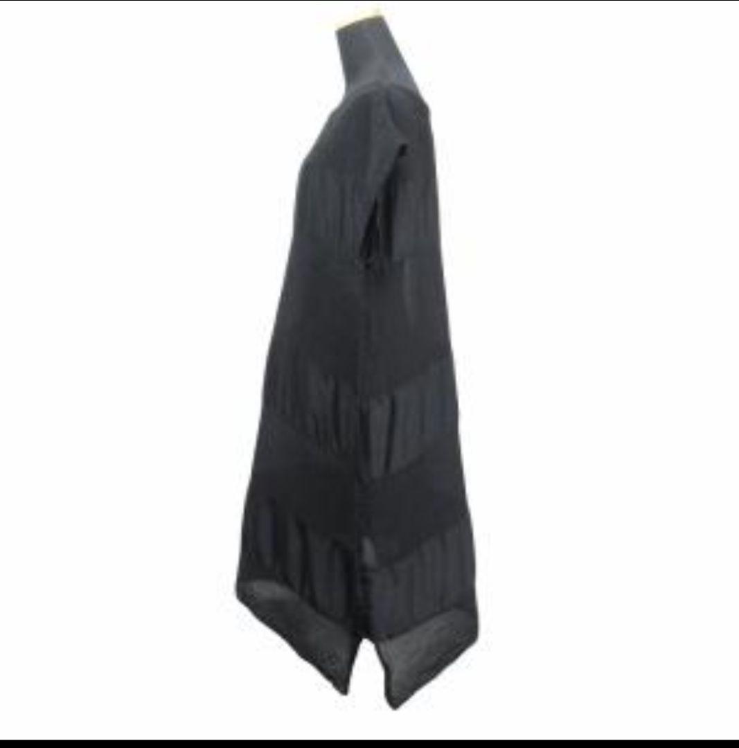 me ISSEY MIYAKE 製品染め加工 シアー プリーツ ワンピース