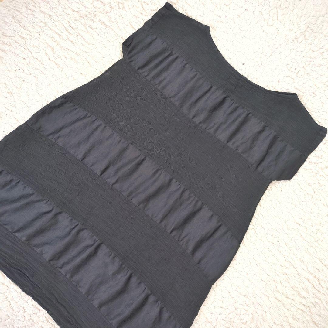 me ISSEY MIYAKE 製品染め加工 シアー プリーツ ワンピース