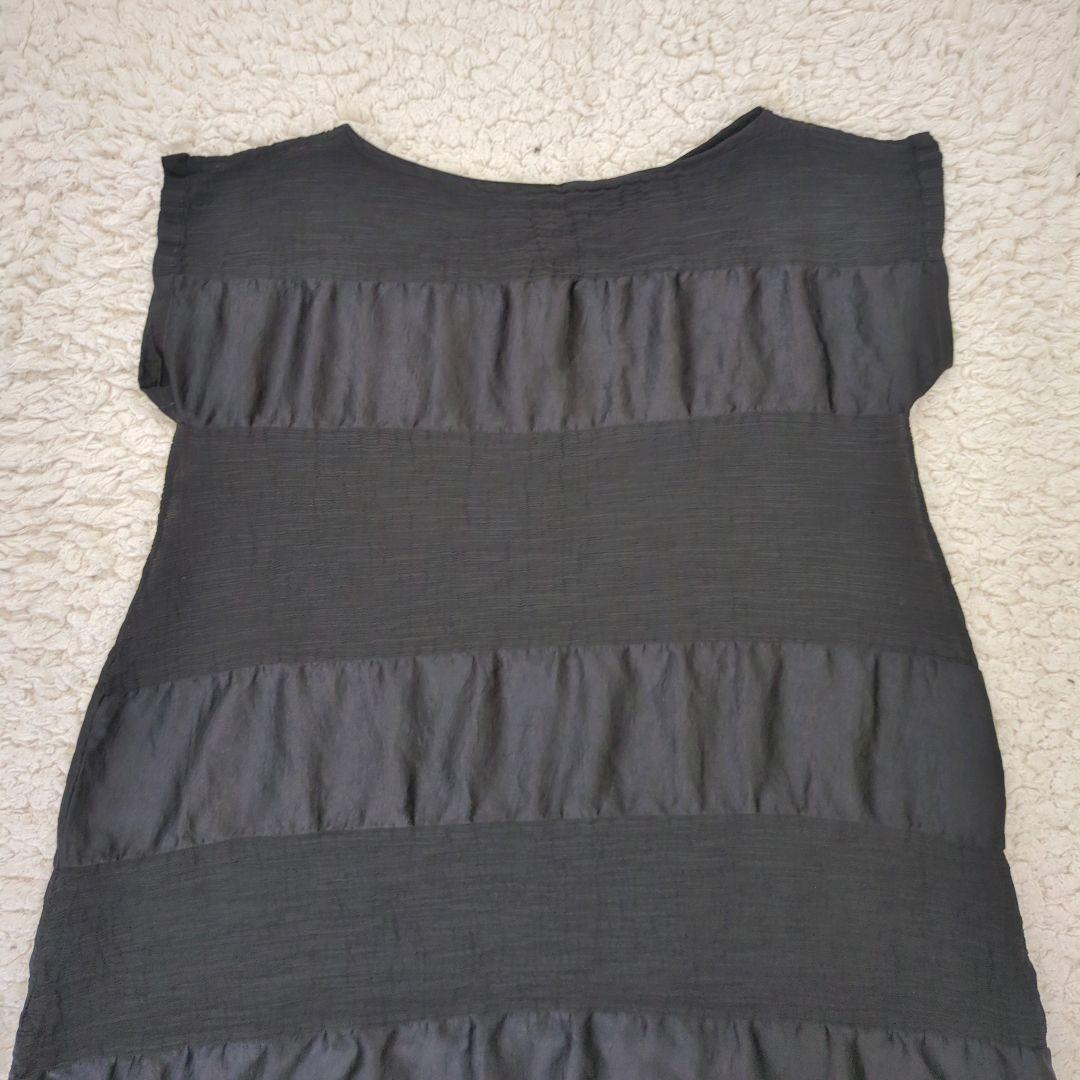 me ISSEY MIYAKE 製品染め加工 シアー プリーツ ワンピース