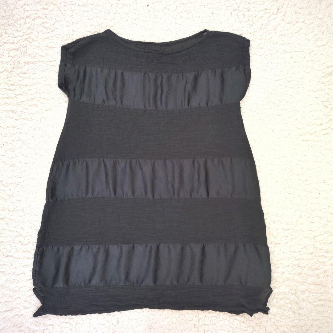 me ISSEY MIYAKE 製品染め加工 シアー プリーツ ワンピース
