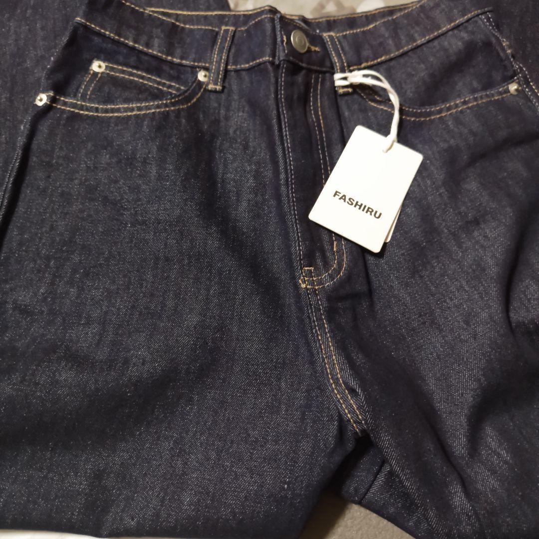 カーブデニムパンツ ネイビー size2 Mサイズ