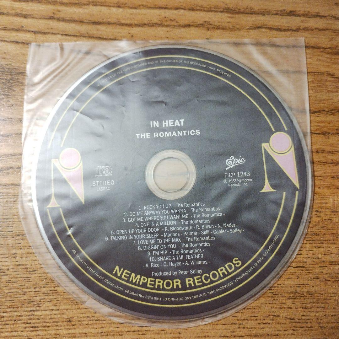 「紙ジャケCD」イン・ヒート　ロマンティックス
