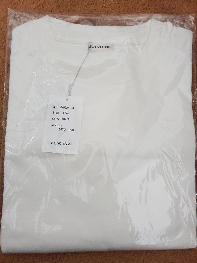 JULY NINE ホワイト Tシャツ (新品)