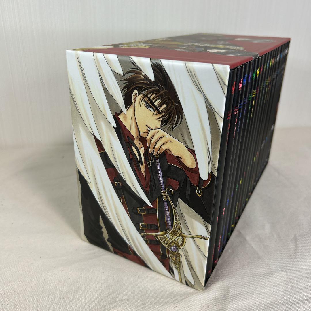 【匿名配送】　CLAMP　X　エックス　全巻　収納BOX　複製原画風カード　初版
