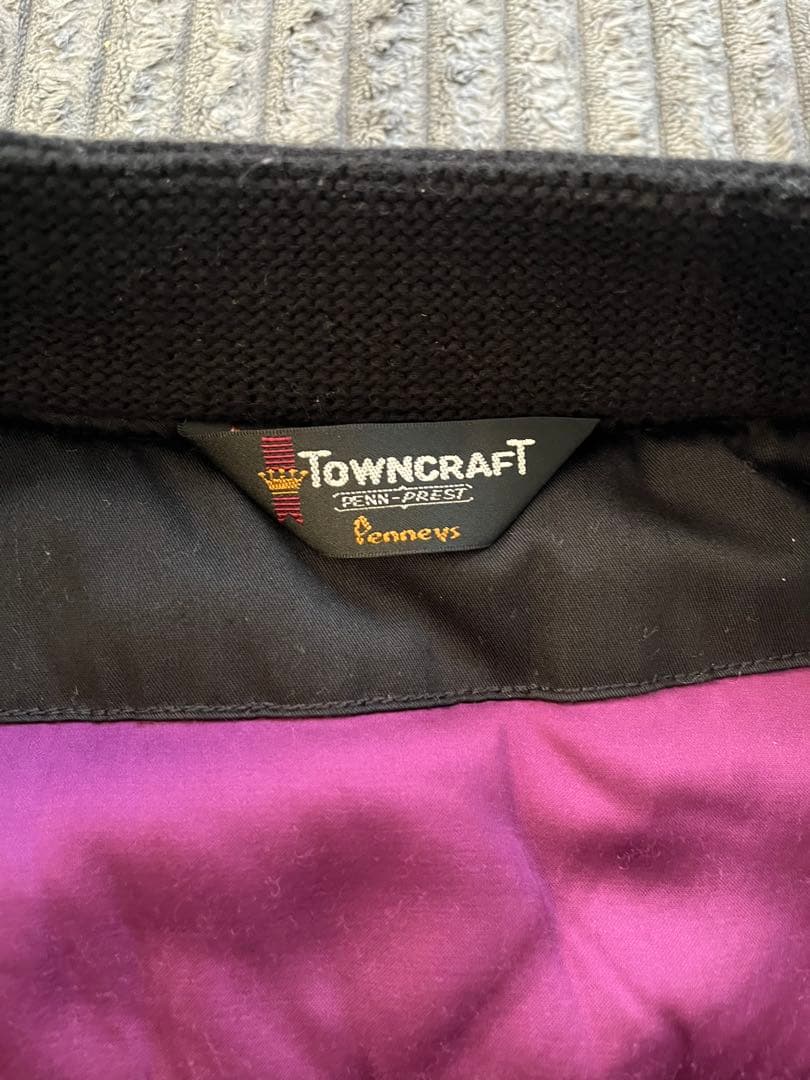 Towncraft タウンクラフト　ダービーベスト ブラック　Mサイズ