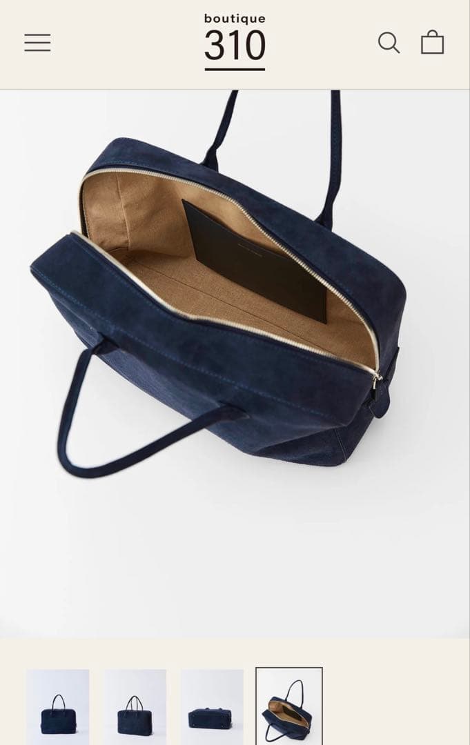 【新品】MAISON CANAU メゾンカナウ ボックスボストン L