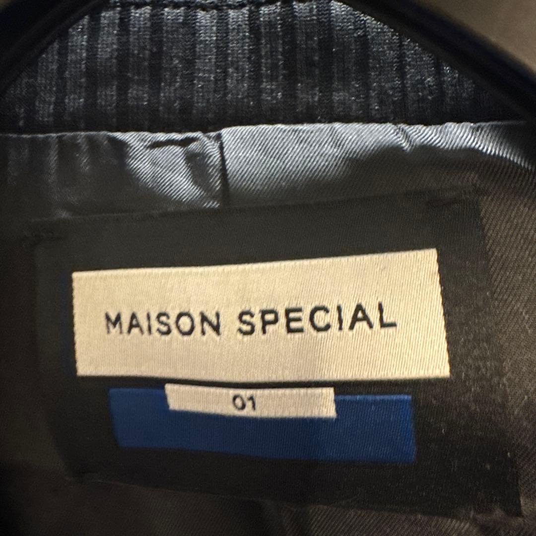 MAISON SPECIAL テーラードジャケット ブラック