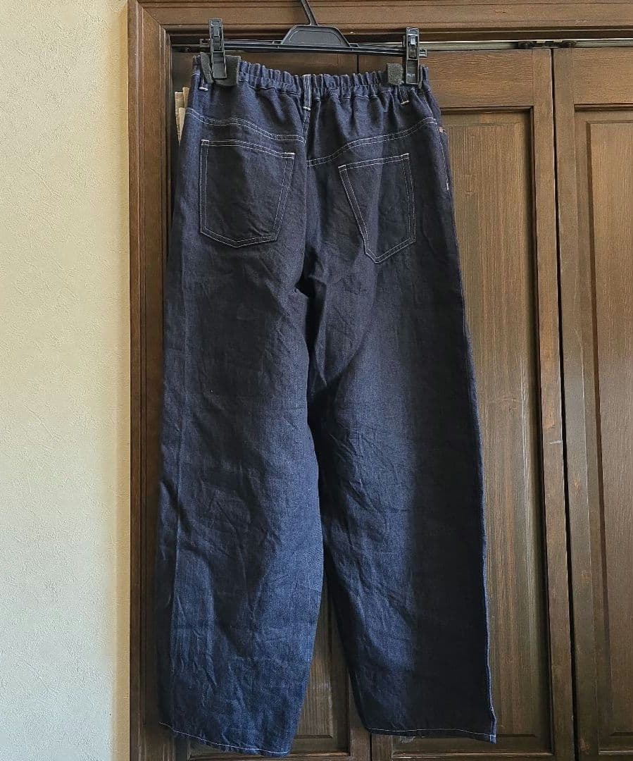 新品 44,000円 Vlas Blommeコルトレイクリネンデニムパンツ