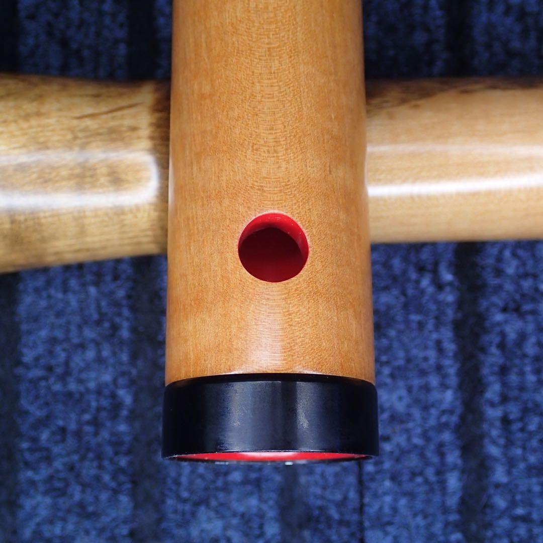 尺八 ワダ楽器 蝴蝶 (楓)七孔 一尺八寸管