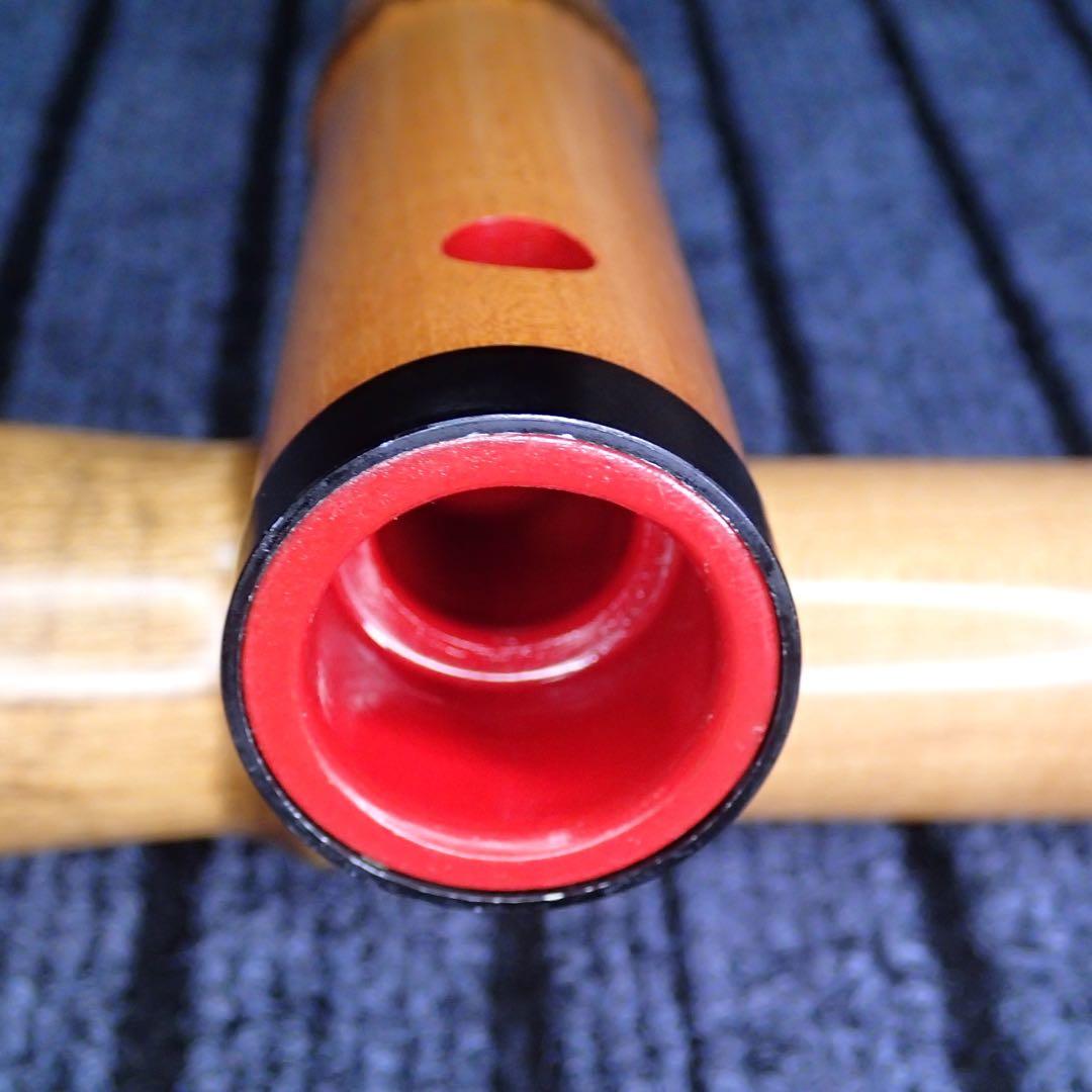 尺八 ワダ楽器 蝴蝶 (楓)七孔 一尺八寸管